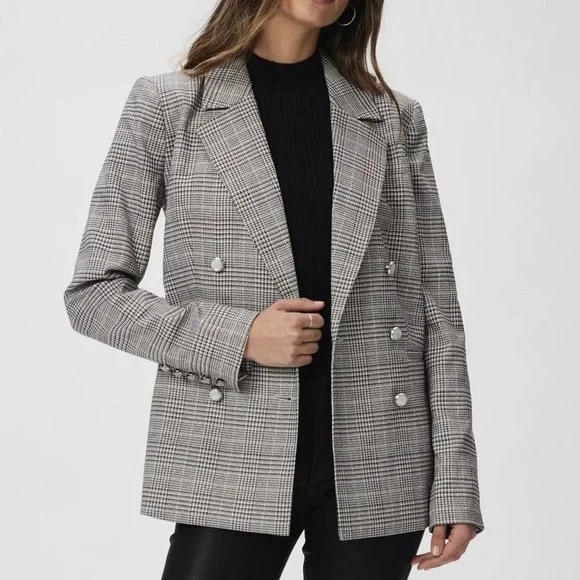 PAIGE Hollie Blazer - Grey Multi size M - Picture 2 of 10
